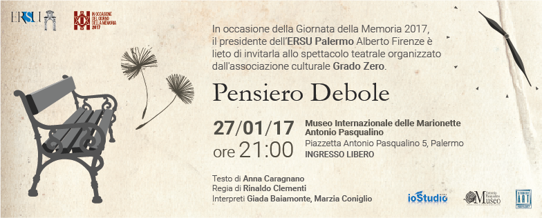 Pensiero Debole - Invito web