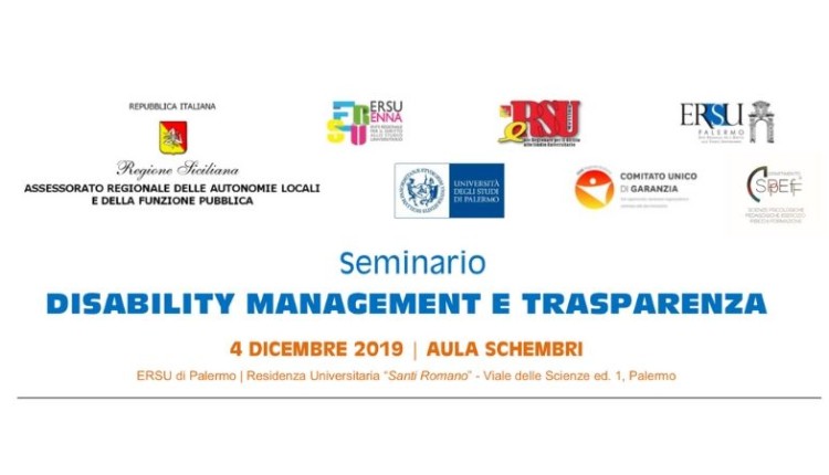 Seminario DISABILITY MANAGEMENT E TRASPARENZA