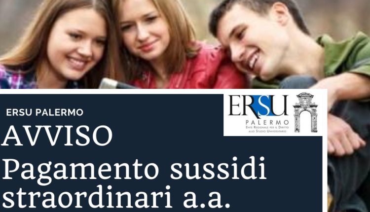 Avvio procedure per il pagamento del sussidio straordinario a.a.2019/20