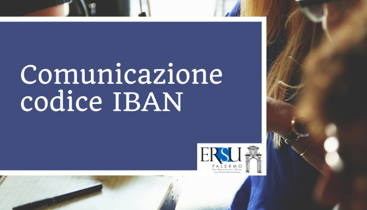 Comunicazione codice IBAN