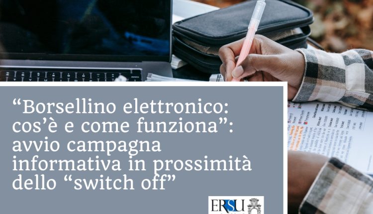 “Borsellino elettronico: cos’è e come funziona”: avvio campagna informativa in prossimità dello “switch off”