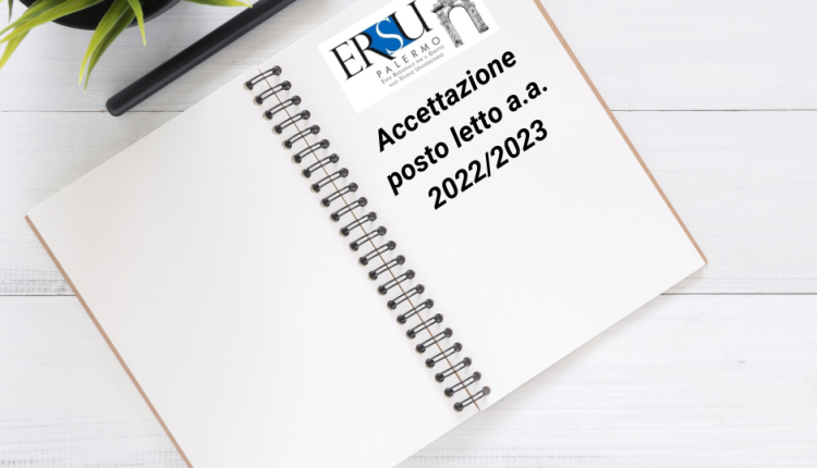 Accettazione posto letto a.a. 2022/2023