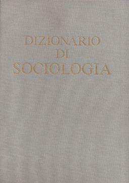 Copertina di Dizionario di sociologia