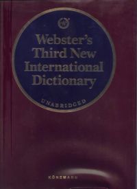 Copertina di Webster's Third New International Dictionary
