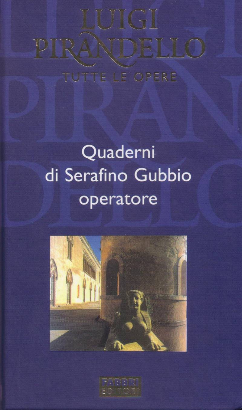 Copertina di Quaderni di Serafino Gubbio operatore 