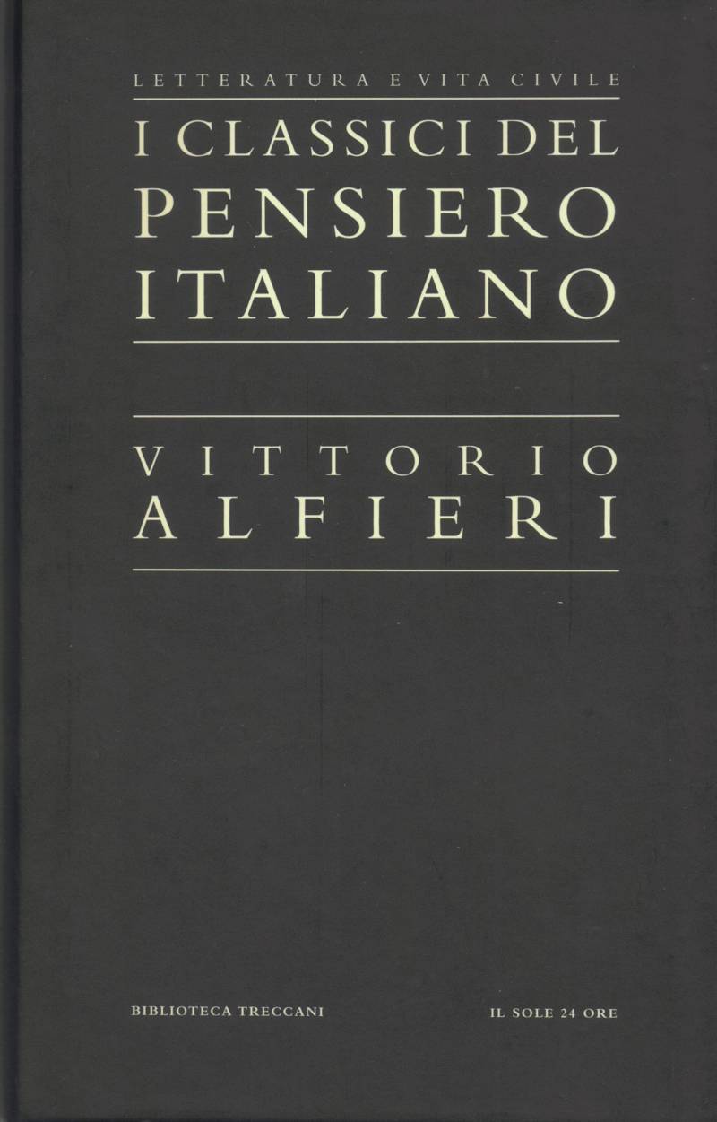 Copertina di Vittorio Alfieri