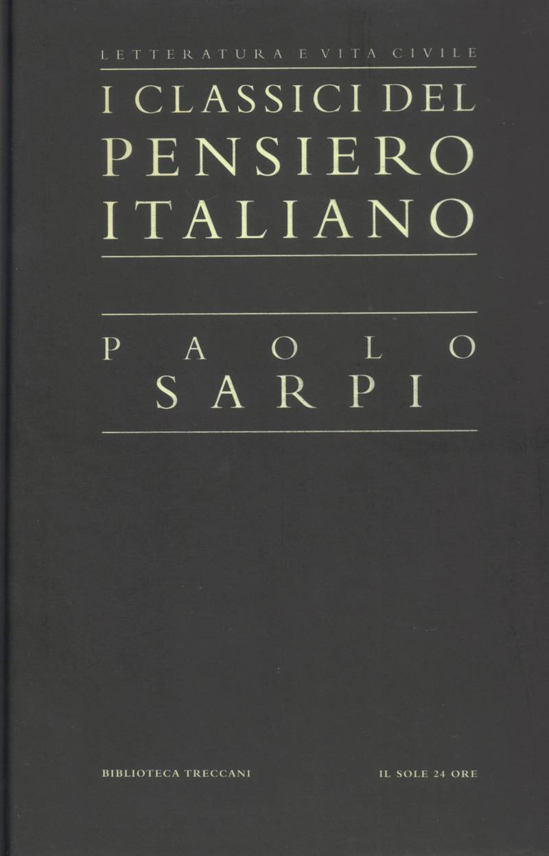 Copertina di Paolo Sarpi 